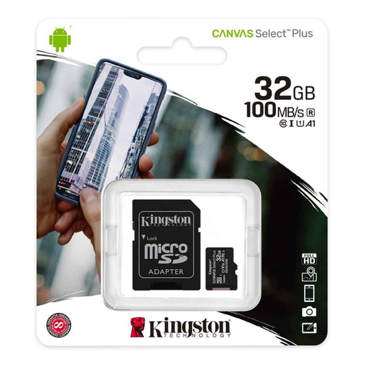 Memoria Microsd 32gb Kingston Clase 10 100mbps