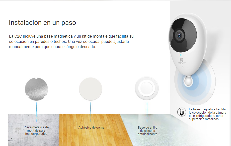 Cámara Inalámbrica Wifi C2C Full HD Inteligente - Ezviz