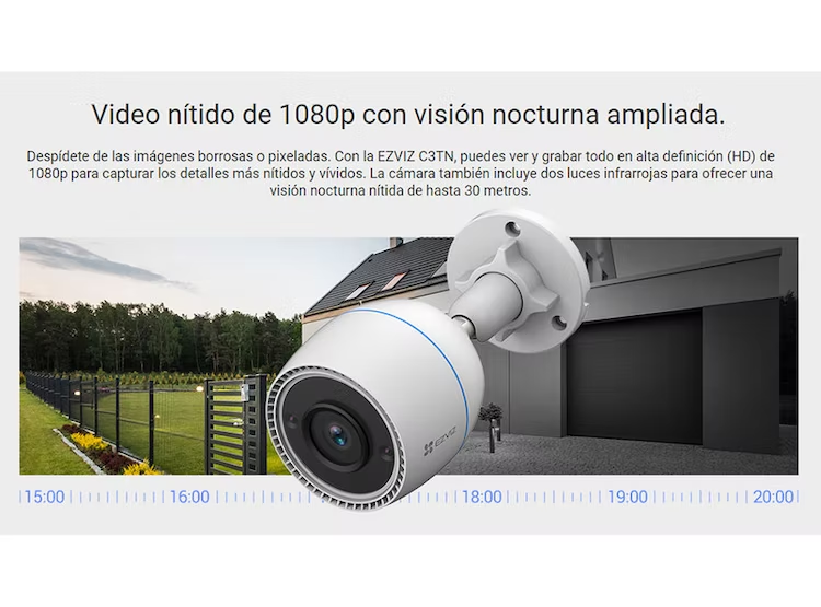 Cámara Wifi C3TN Exterior 1080P Full HD - Ezviz
