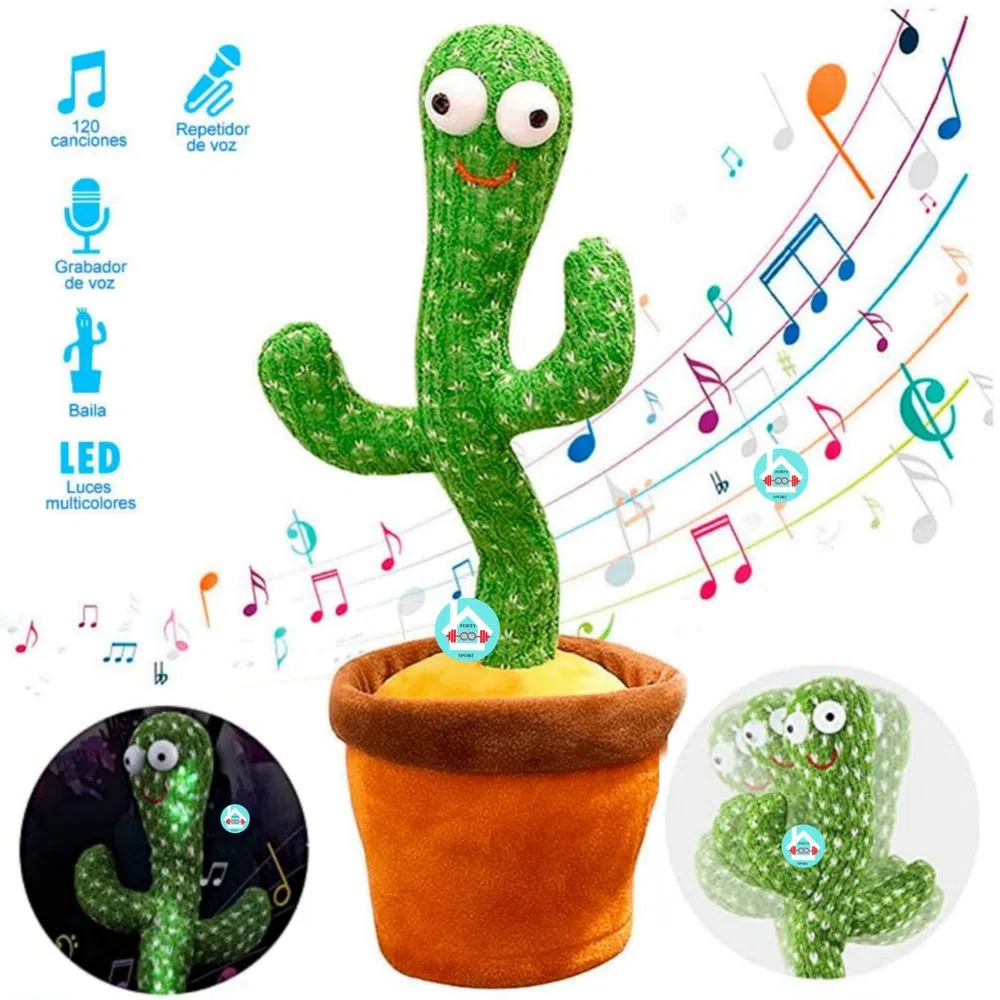 Cactus Hablador Bailarín Interactivo