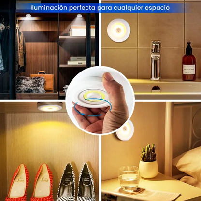 Set 3 Focos Led con Control Remoto y 3 Intensidades