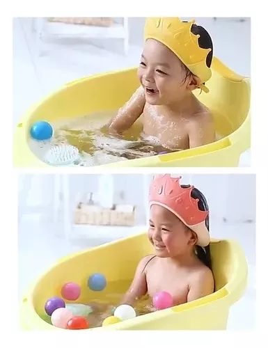 Gorro Corona para bañar Bebes