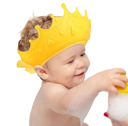 Gorro Corona para bañar Bebes