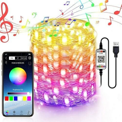 Luces inteligentes navideñas led - 5 metros