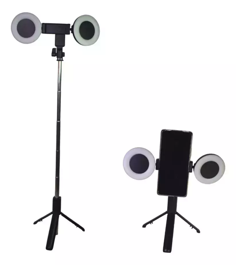 Palito Selfie - Tripode + 70cm Aros de luz led
