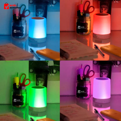 Lampara RGB con parlante bluetooth tactil