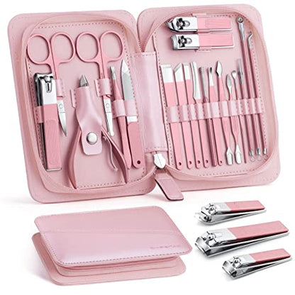 Juego de manicure y pedicura de cortauñas